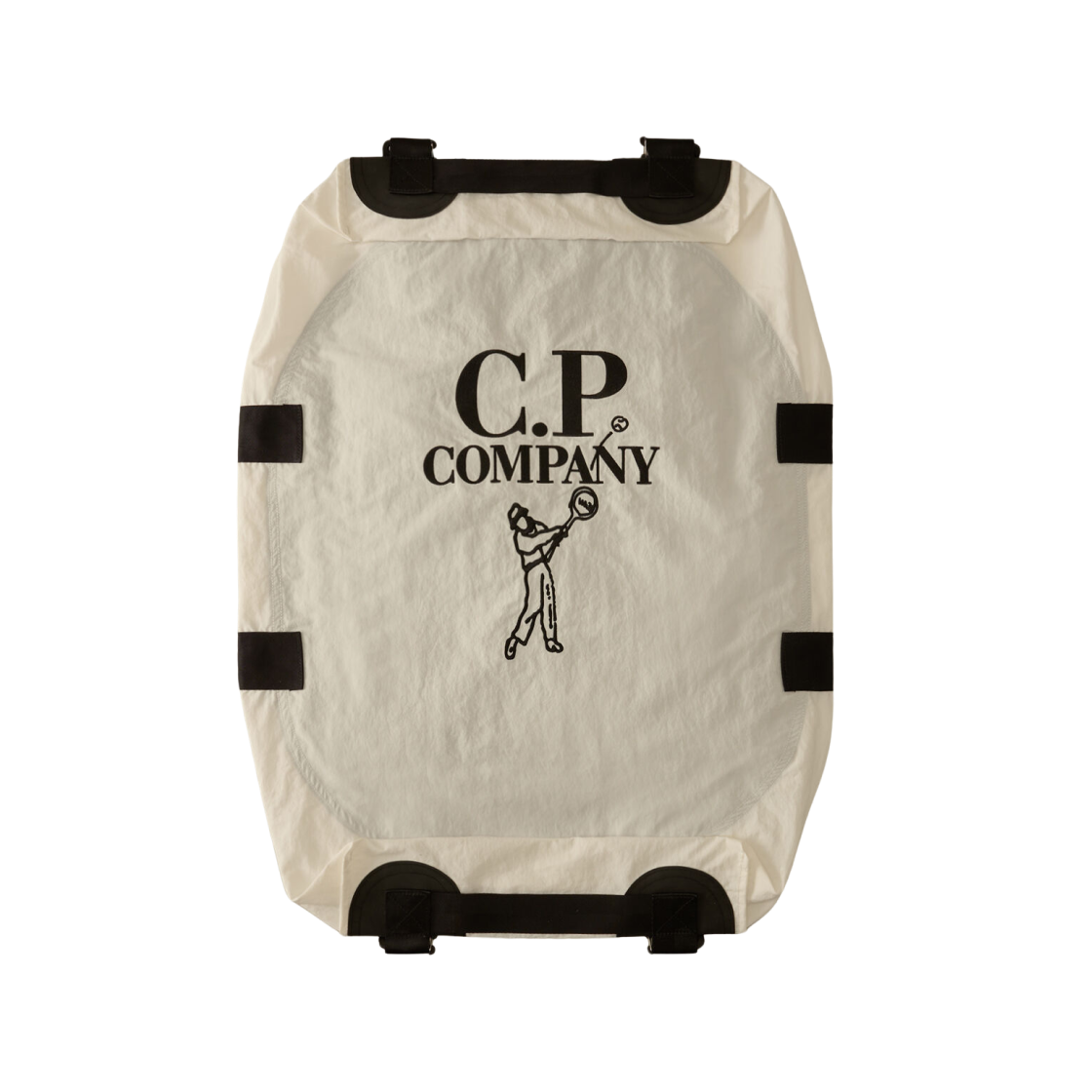 19CSAC207W110188G100 C.P. Company x Mattia Bellucci Plain Paper Touch Tennis Bag Optical White - 25SS