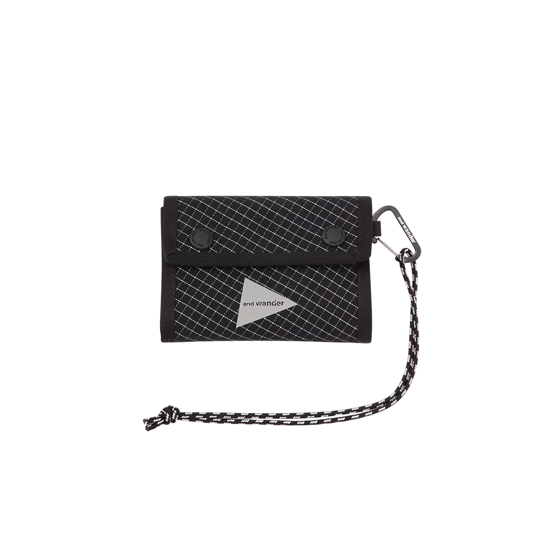 W31D6AC010_BK and wander Reflective Rip Wallet