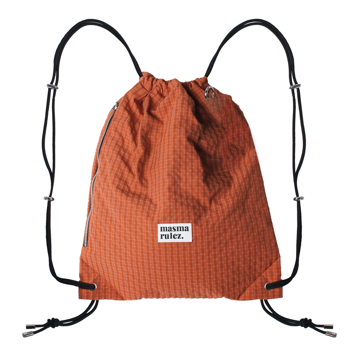 ★masmarulez★ Gym sack string bag _ plaid check navy black Gym sack string bag _ plaid check navy black : Masmarulez