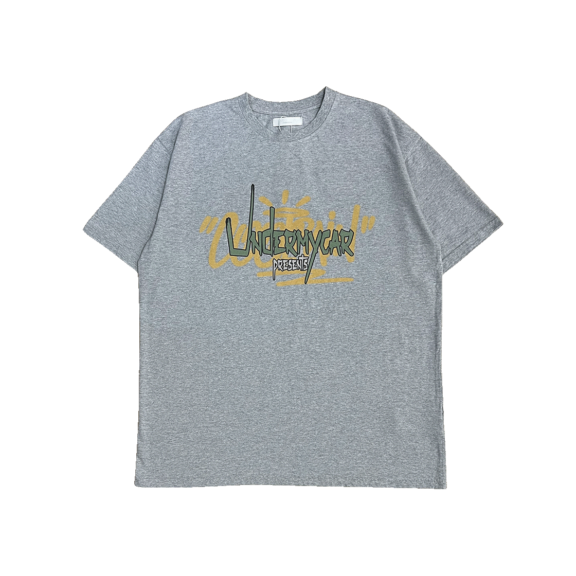 쿨레인 x 언더마이카 피오씨 쿨레인 티셔츠 씨알02 멜란지그레이(COOLRAIN x Undermycar POC Coolrain T-shirts CR02 Melange Gray)