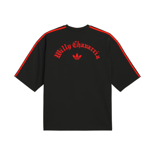 JW1447 Adidas x Willy Chavarria Chavarria Signature T-Shirt Black - KR Sizing