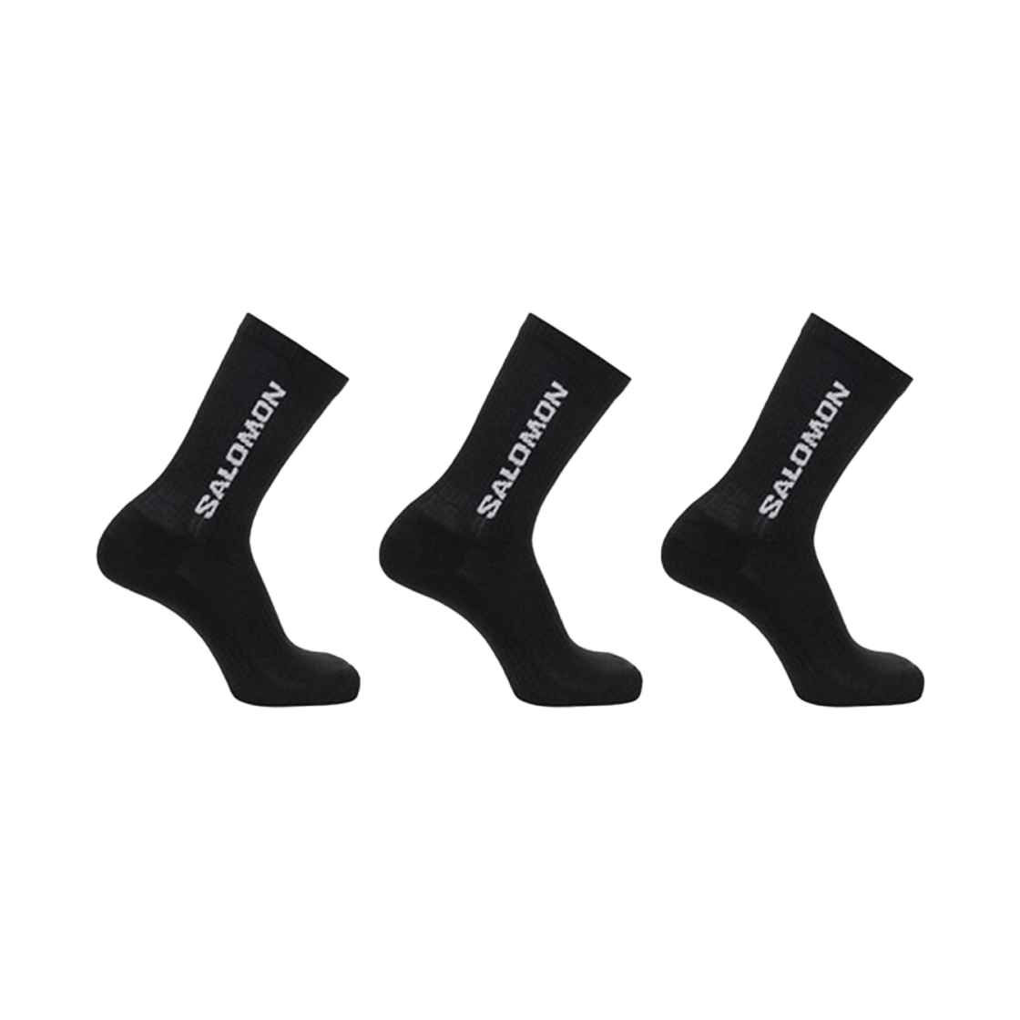 LC2086100 Salomon Everyday Low Socks Black (3 Pack)