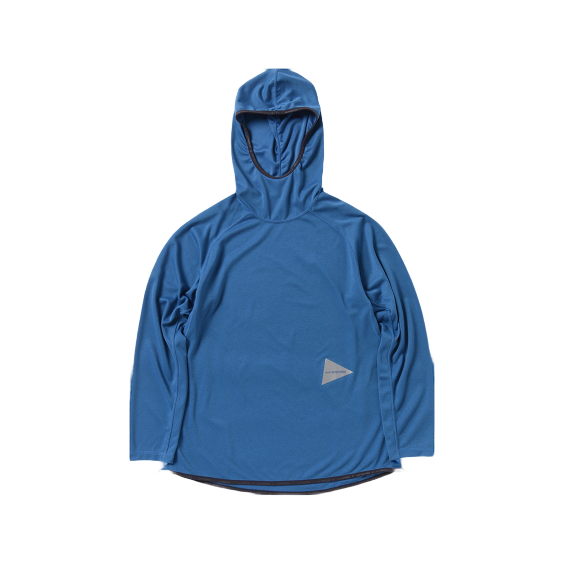 W31D6FH004_BL and wander Dry Jersey Ls Hoodie