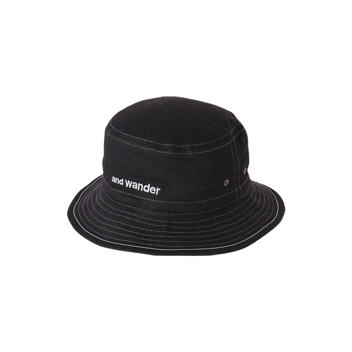 W31D6CP009_BK and wander Cotton Twill Hat