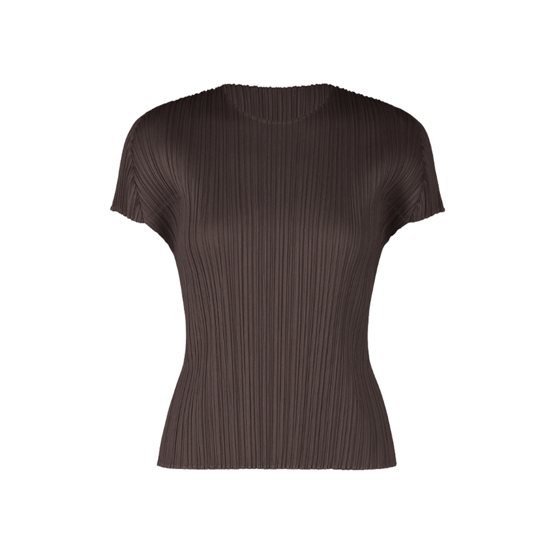 (W) 플리츠 플리즈 이세이 미야케 MC 줄라이 탑 다크 브라운((W) Pleats Please Issey Miyake MC July Top Dark Brown) - 1