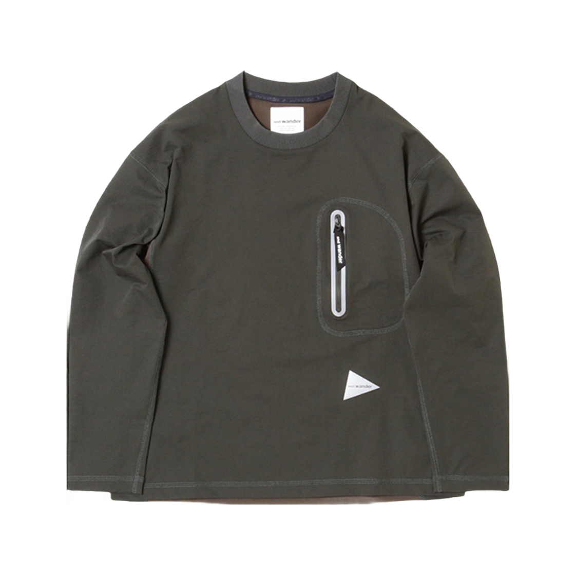 W31D6FM002_KH and wander Hybrid Warm Pocket Ls T