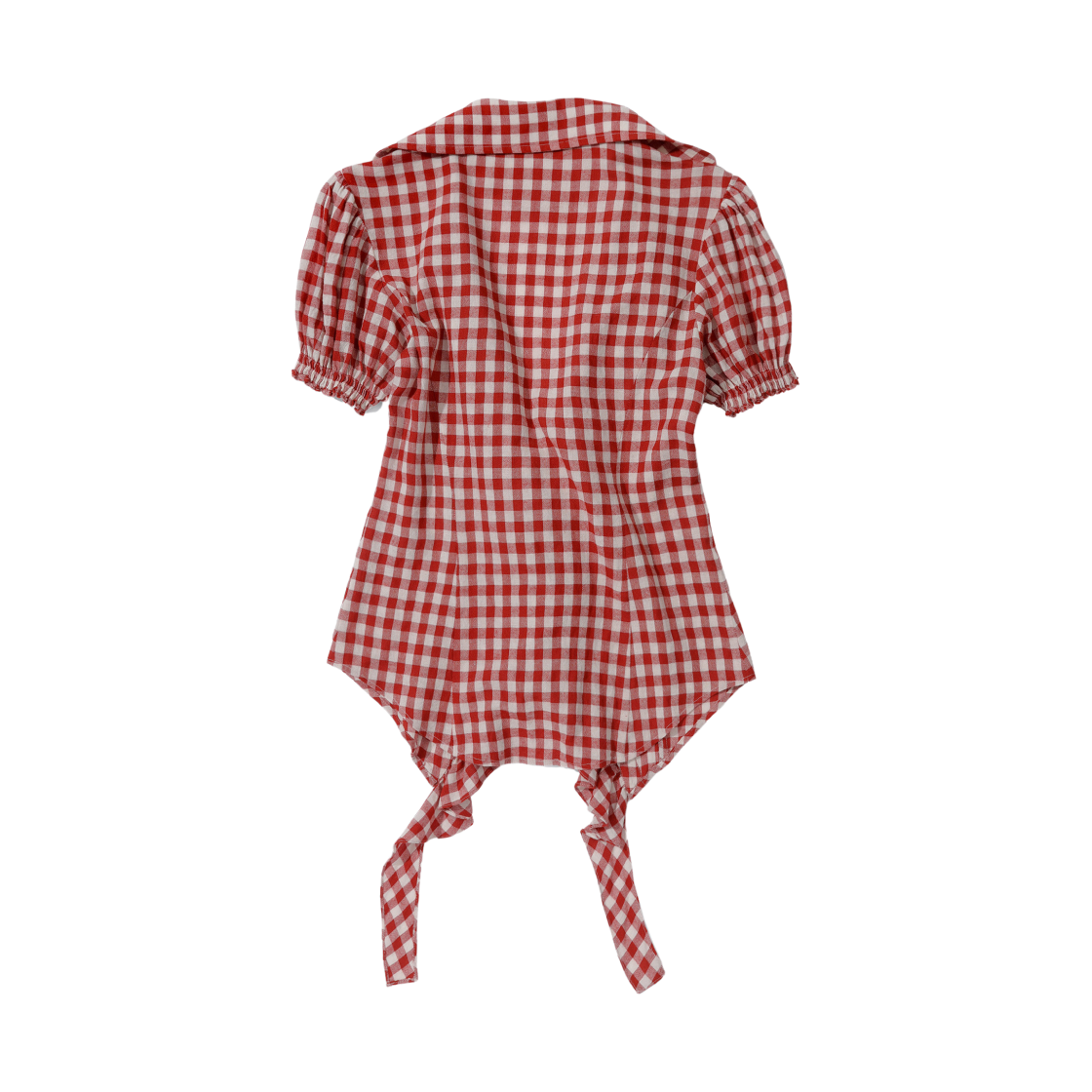 (W) 스컬프터 코티지 오픈 블라우스 레드((W) Sculptor Cottage Open Blouse Red)