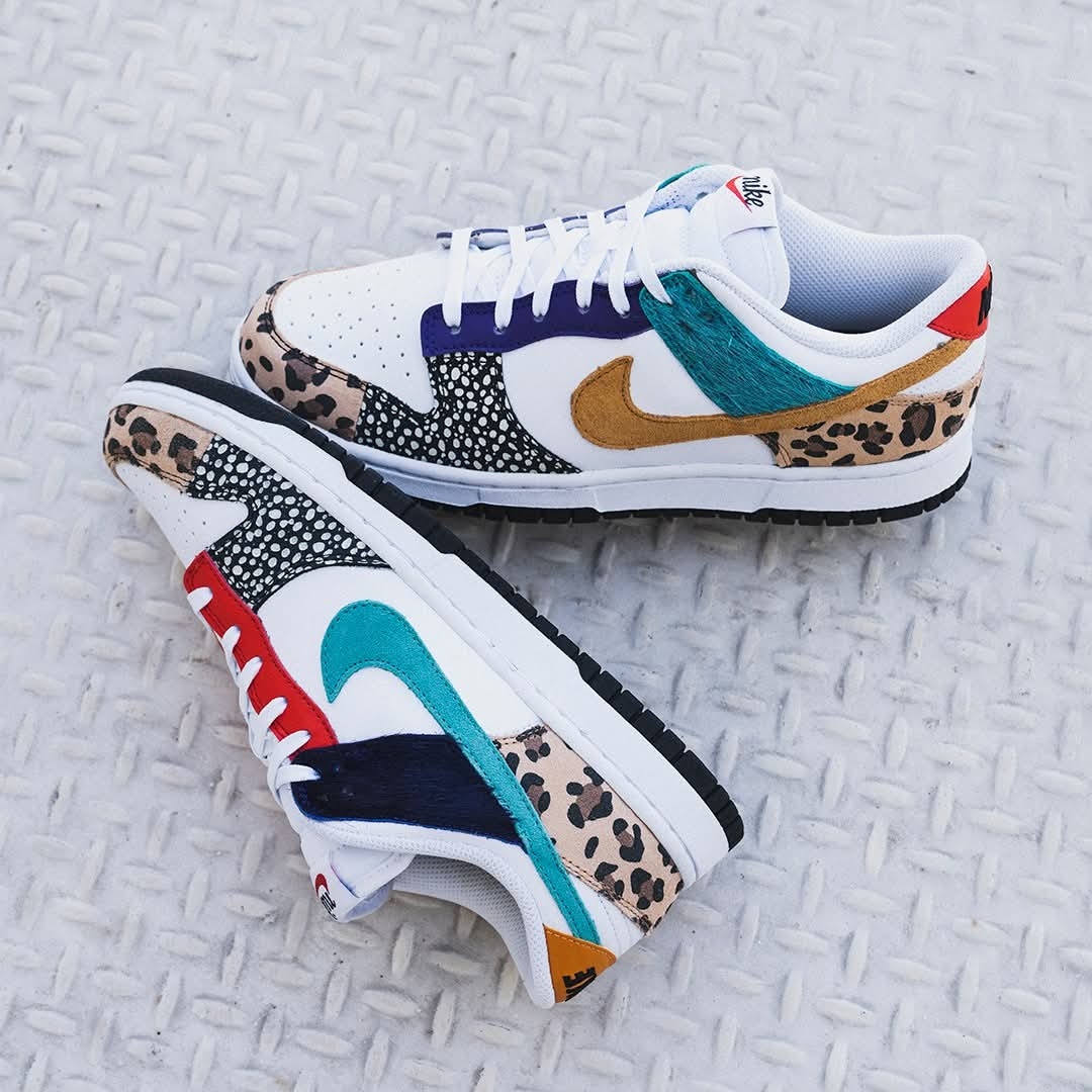(W) Nike Dunk Low SE Patchwork 착용 스타일