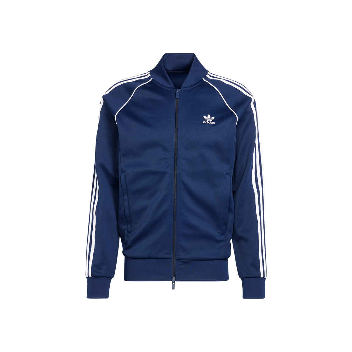 아디다스 아디컬러 클래식 SST 트랙 자켓 나이트 인디고 - US 사이즈(Adidas Adicolor Classics SST Track Jacket Night Indigo - US Sizing)