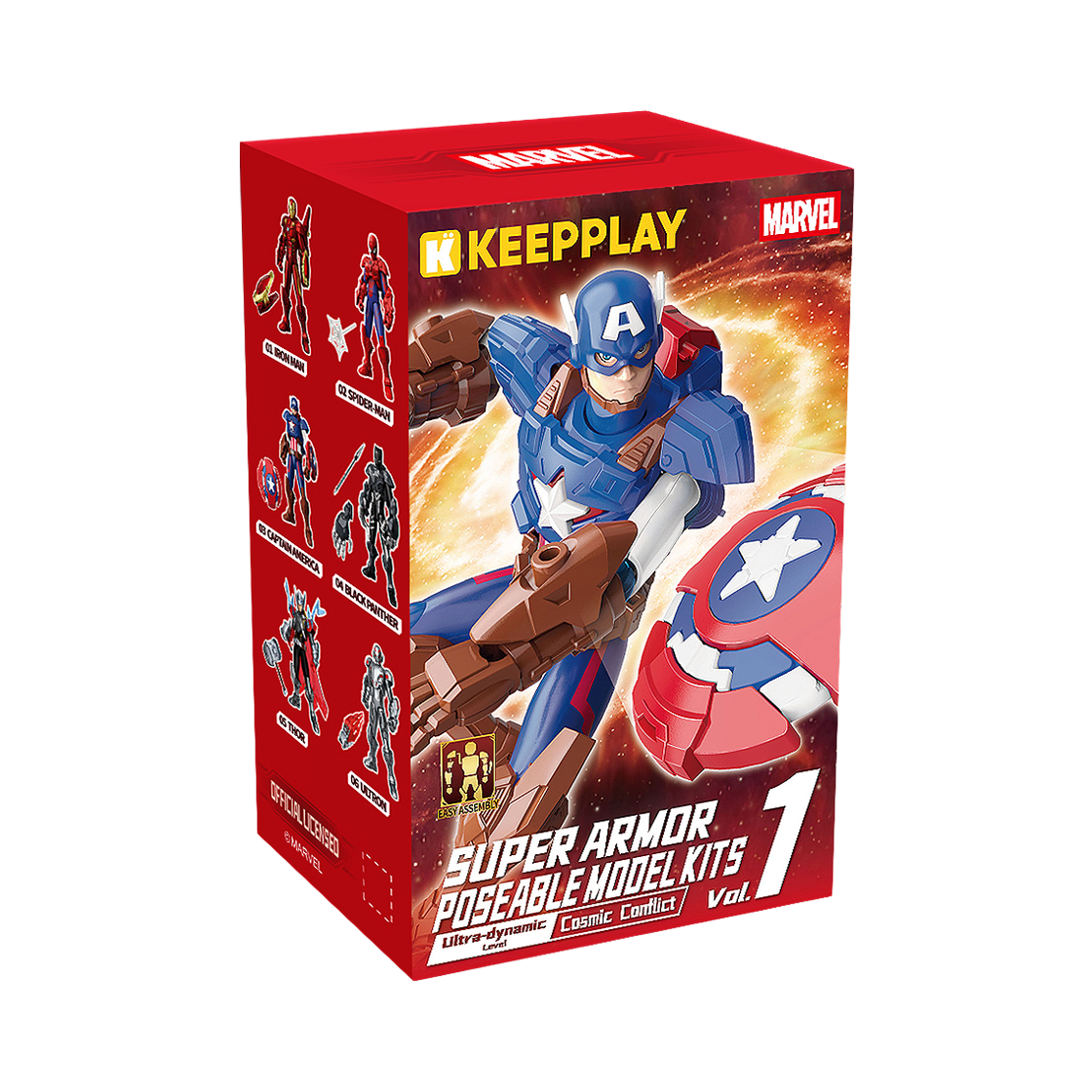 큐만 마블 스탠다드 캡틴아메리카(QMAN Marvel Standard Captain America)