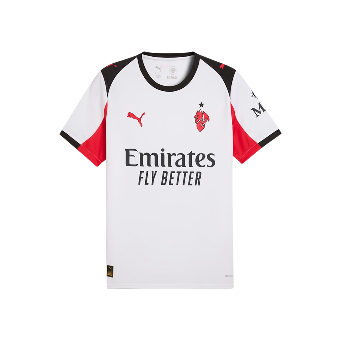 푸마 AC 밀란 2025/26 어웨이 레플리카 저지 화이트 포 올 타임 레드 (논 마킹 버전)(Puma AC Milan 2025/26 Away Replica Jersey White For All Time Red (Non Marking Ver.))