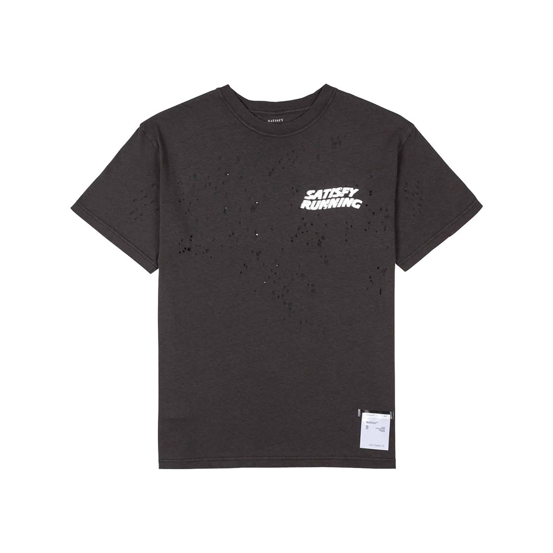 새티스파이 모스테크 티셔츠 블랙(Satisfy Mothtech T-Shirt Black) - 1