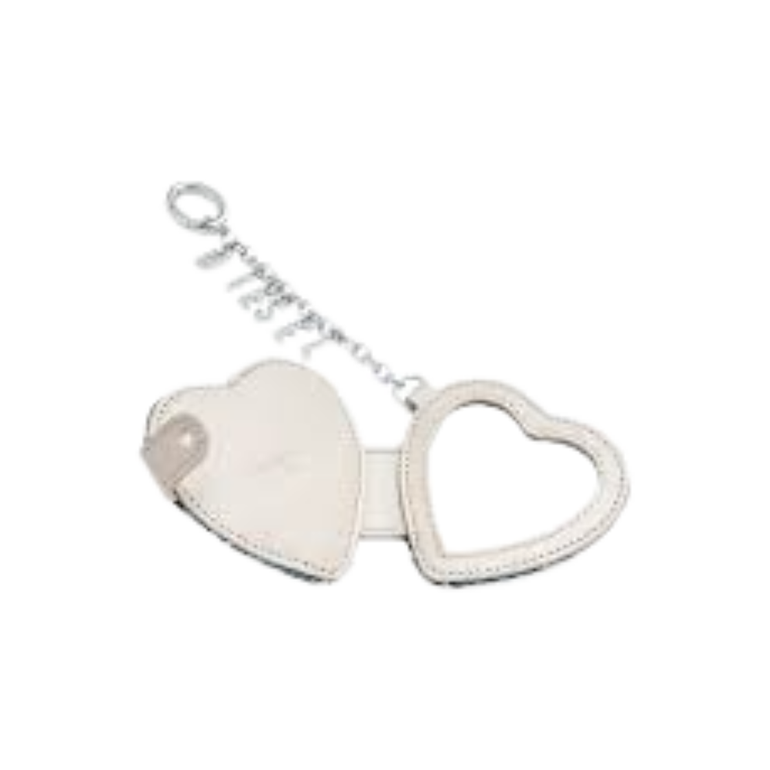 디젤 참-D 미러 아가일 퀼티드 데님 참 실버(Diesel Charm-D Mirror Charm in Argyle Quilted Denim Silver) - 2