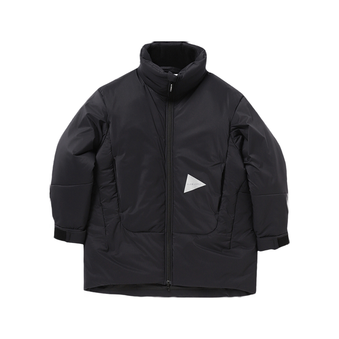 W31D6PD002_BK and wander Top Fleece Coat