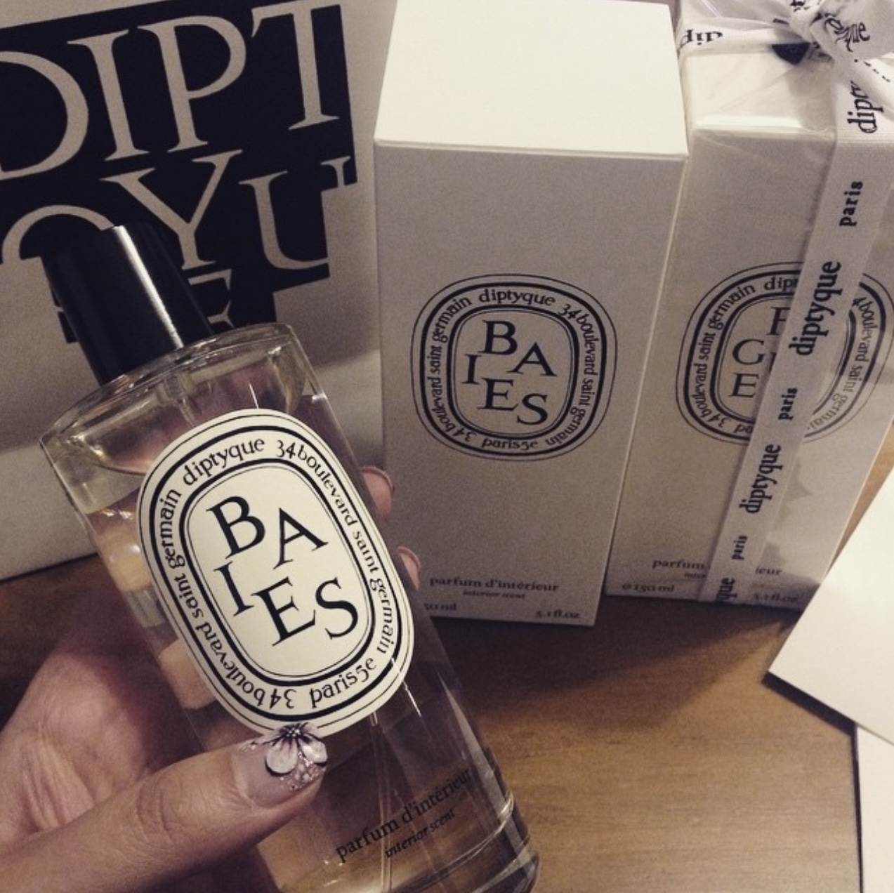 Diptyque Baies Room Spray 150ml (Korean Ver.), Diptyque Figuier Room Spray 150ml (Korean Ver.) 착용 스타일