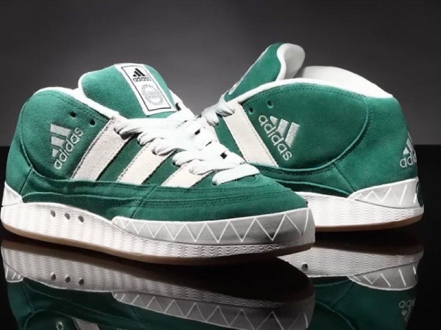 Adidas Adimatic Mid Collegiate Green 착용 스타일