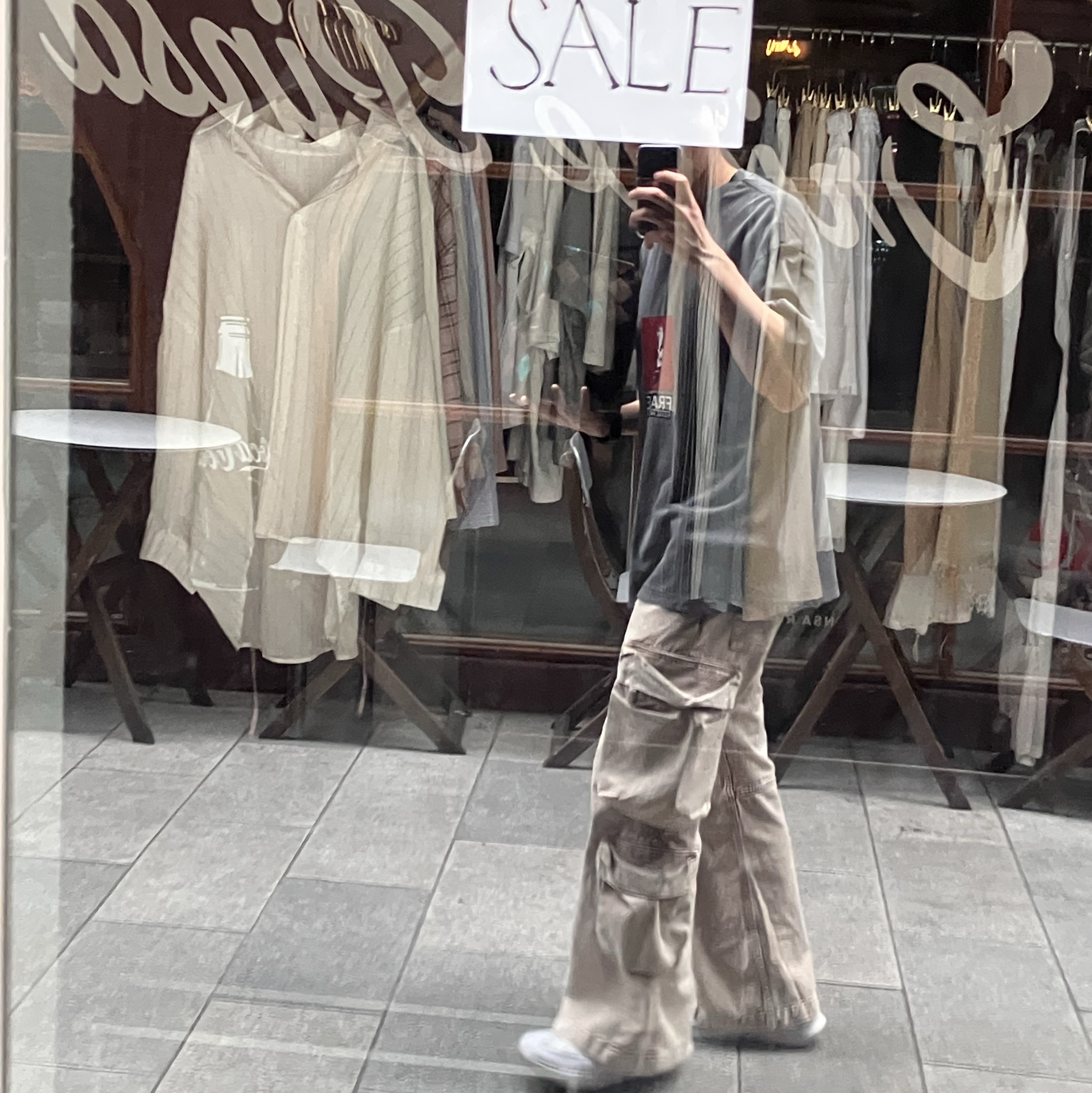 Salomon x Comme des Garcons SR90 White 착용 스타일