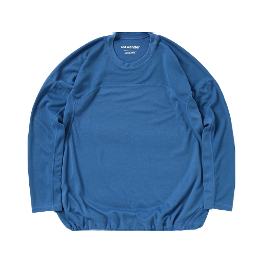 W21D6TR001_BL and wander Dry Jersey Ls T W