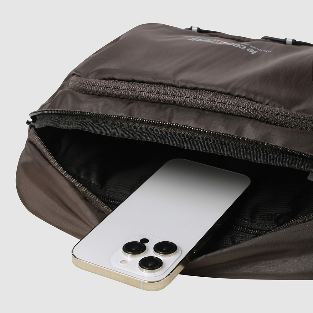 르꼬끄 스포르티브 누보 스포츠 크로스백 - 브라운(QQ323ABG72)(le coq sportif Nuvo Sports Cross Bag Brown) - 5