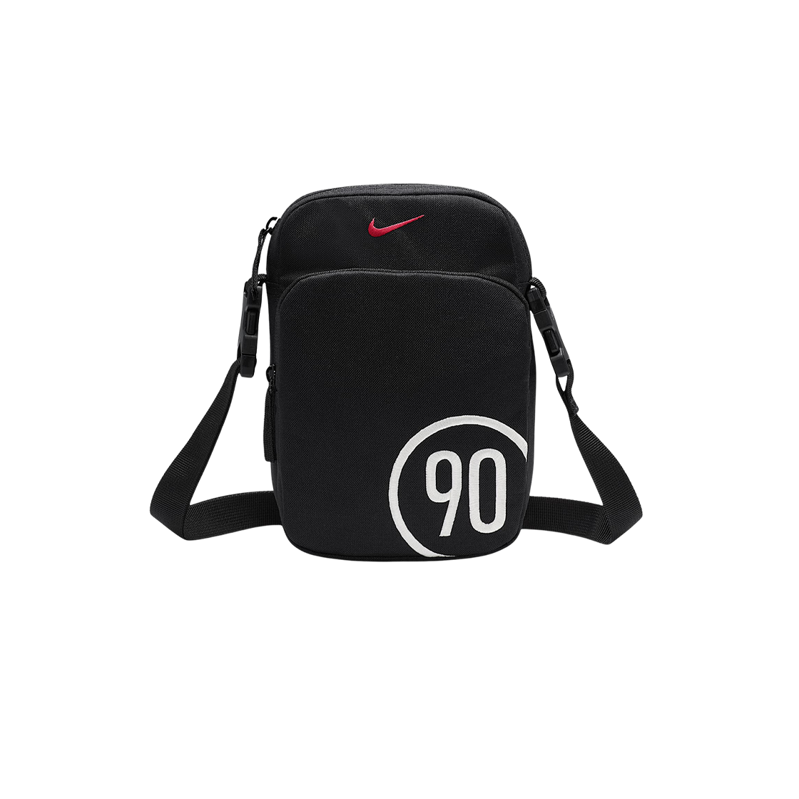 IH7551-010 Nike Heritage Total 90 Crossbody Bag 4L Black Gym Red