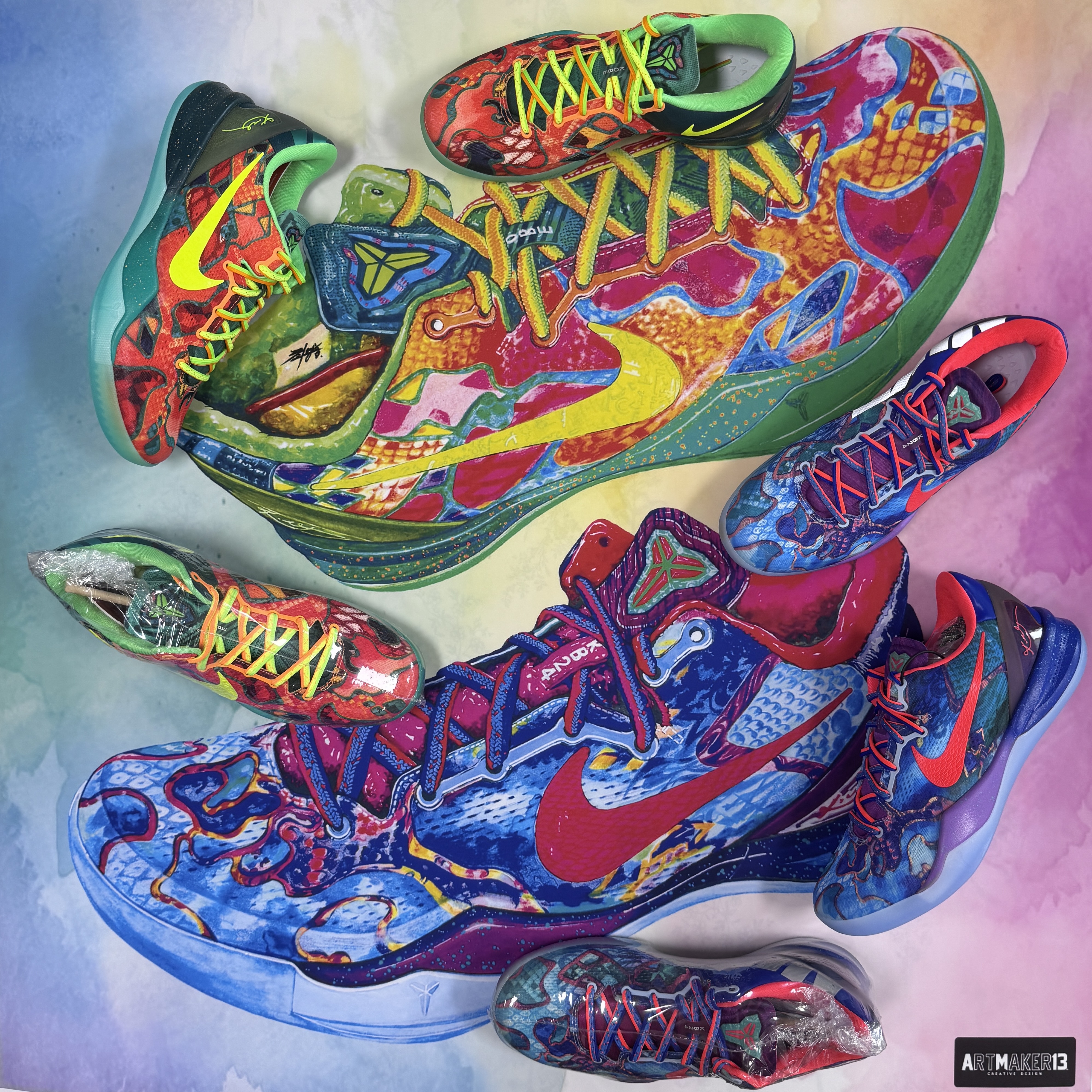 Nike Kobe 8 Protro What the Kobe 착용 스타일 - 1