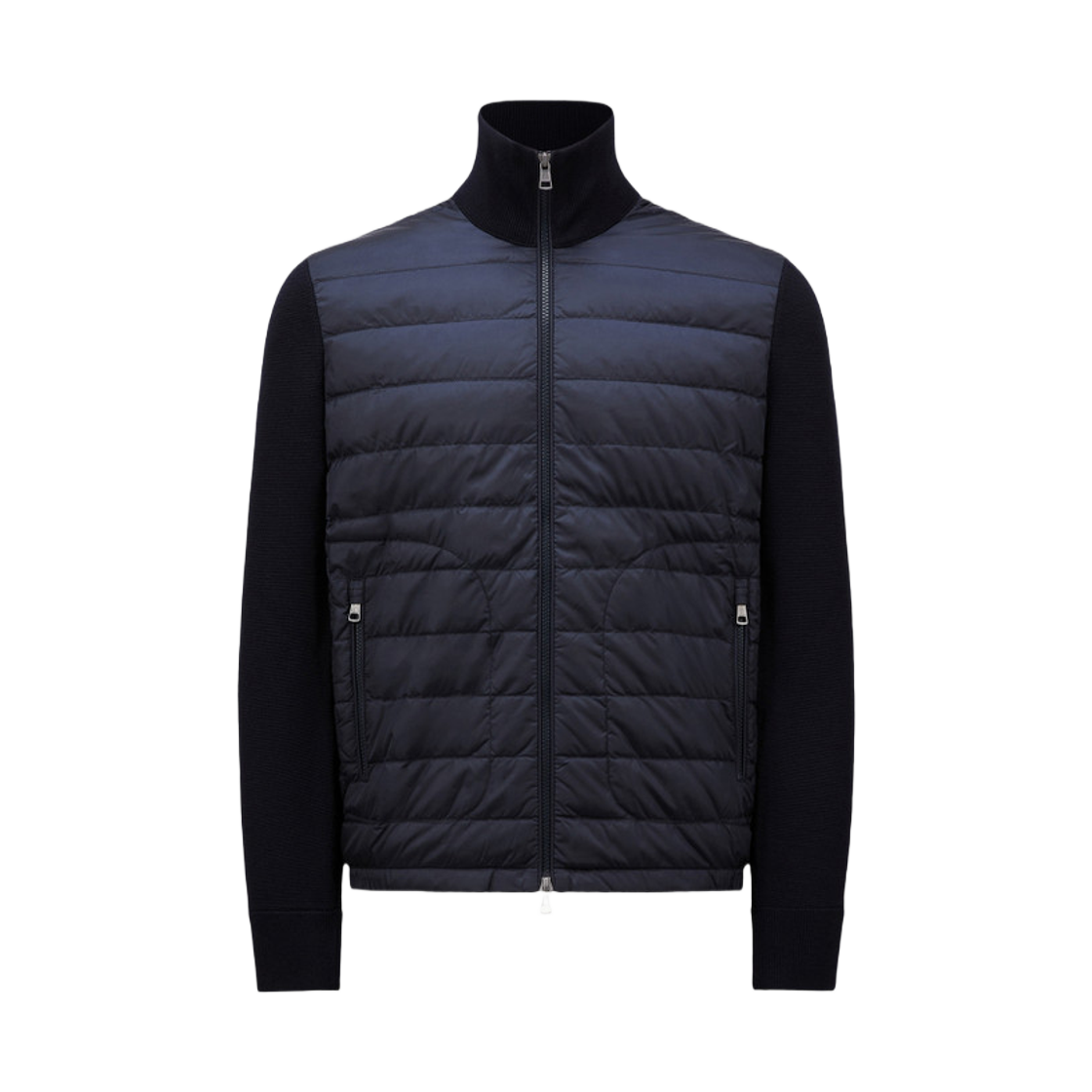 몽클레르 패딩 집업 가디건 네이비 블루 - 25FW(Moncler Padded Zip Up Cardigan Navy Blue - 25FW)