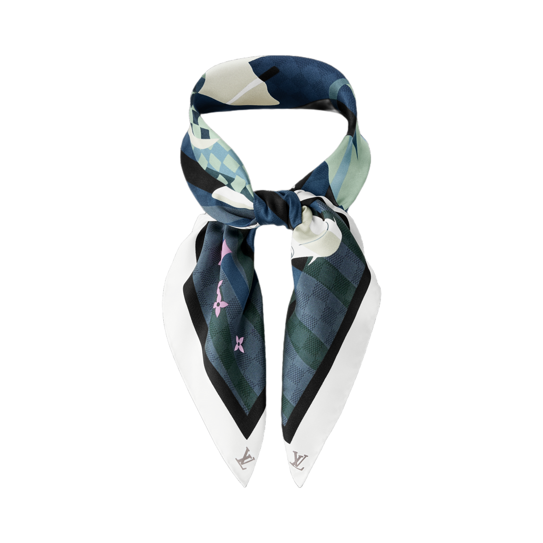 루이비통 다미에 코이 반다나 그레이(Louis Vuitton Damier Koi Bandana Gray) - 3