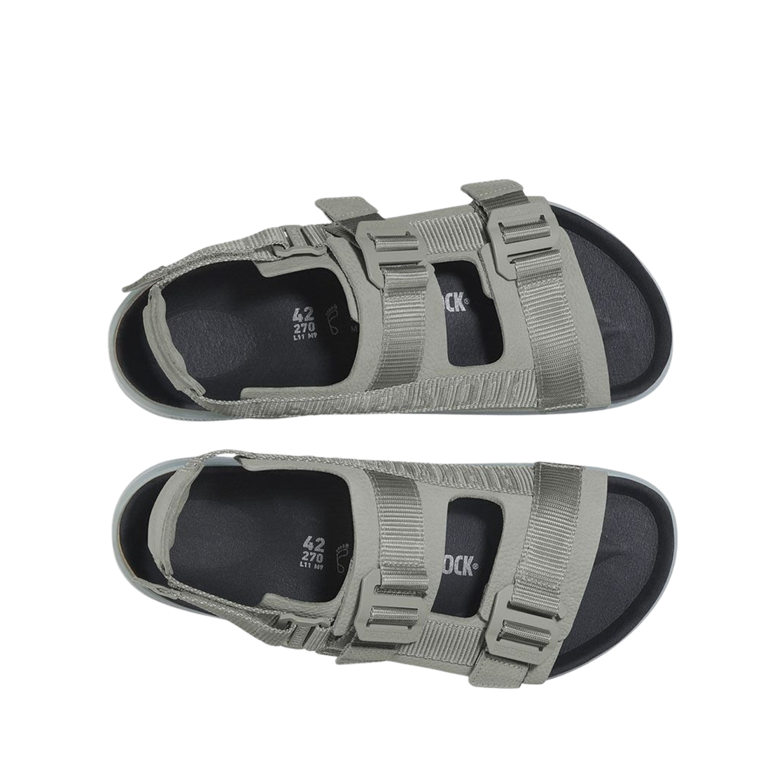 버켄스탁 신주쿠 레더 텍스타일 퓨어 세이지 - 레귤러(Birkenstock Shinjuku Leather Textile Pure Sage - Regular) - 2