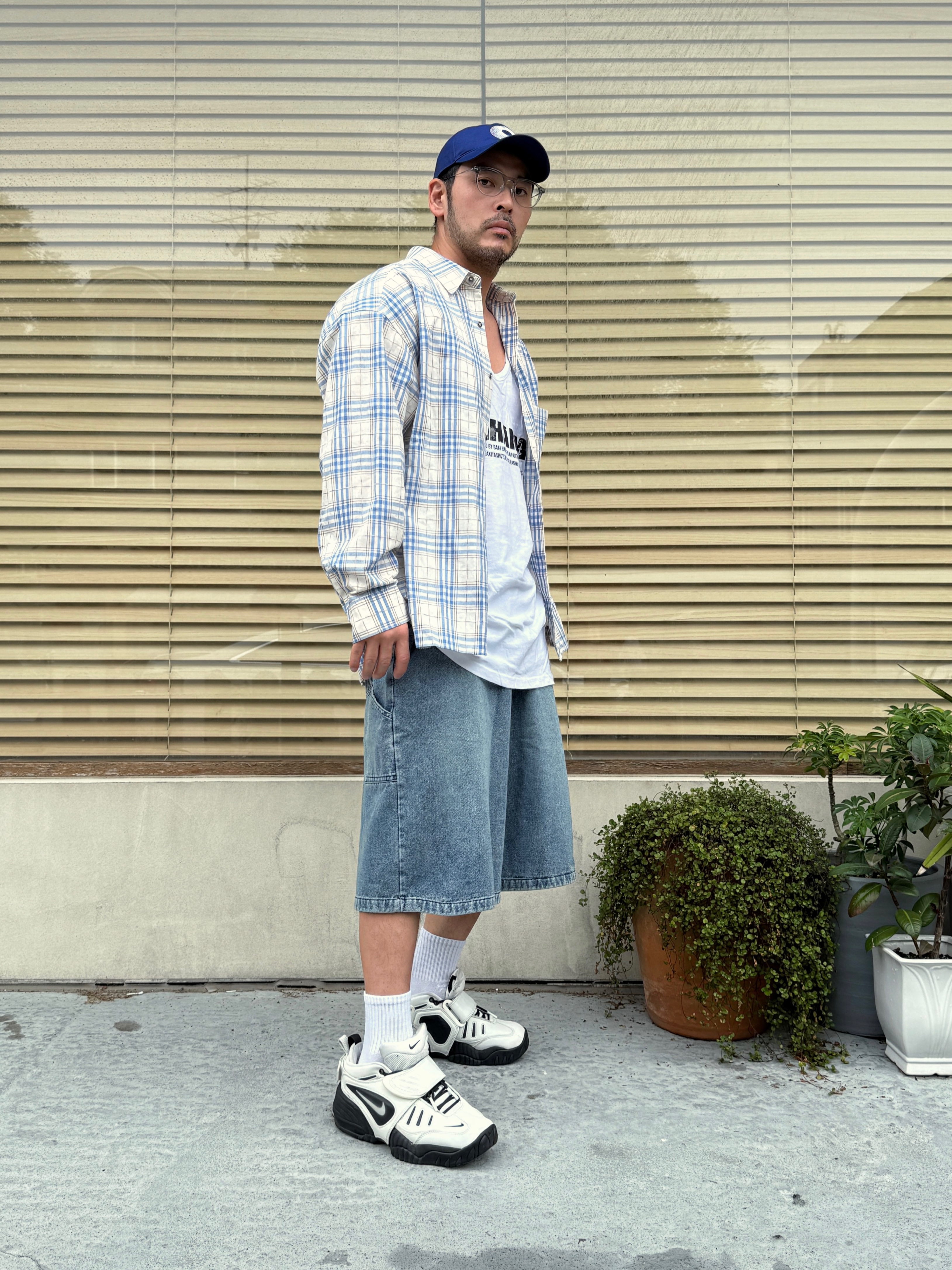 Nike x Ambush Air Adjust Force SP Summit White and Black 착용 스타일 - 3