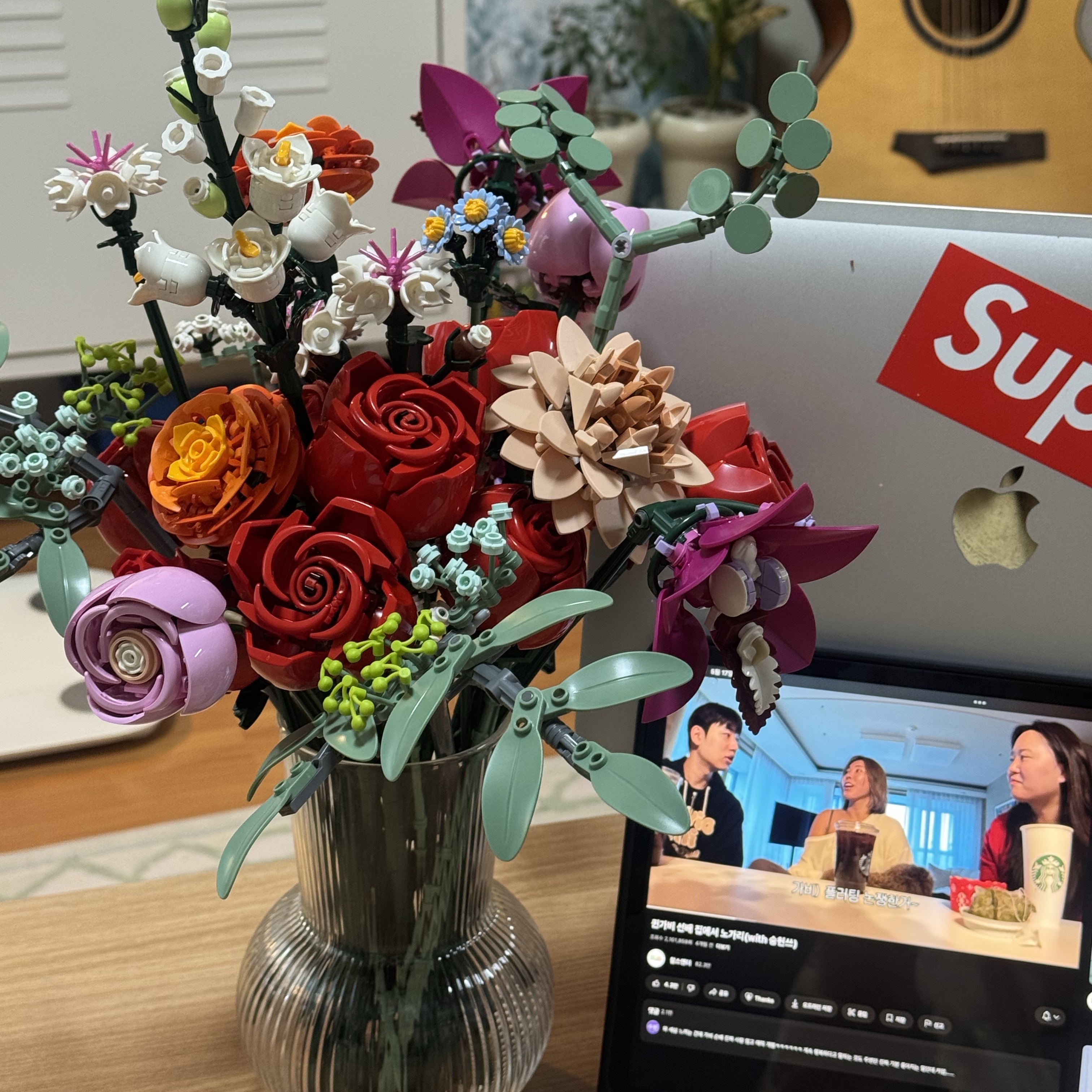 Lego Bouquet of Roses, Lego Flower Bouquet 착용 스타일