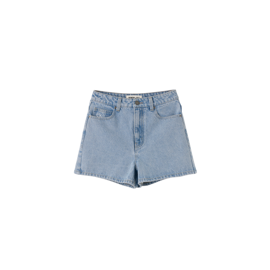 WBE2L12510BL General Idea Woman Washing Denim Shorts Blue