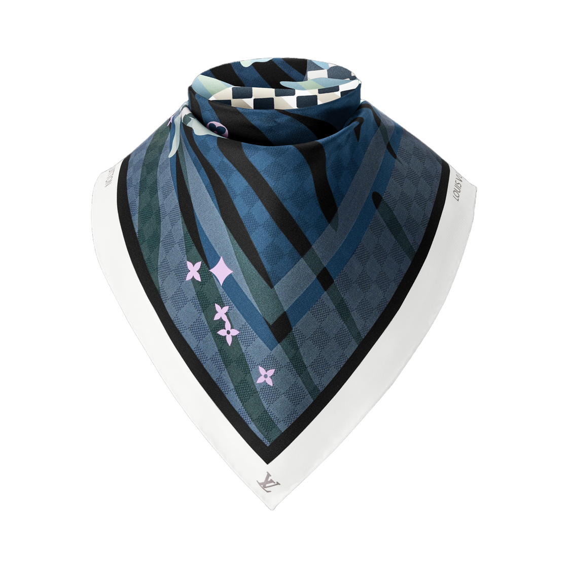 루이비통 다미에 코이 반다나 그레이(Louis Vuitton Damier Koi Bandana Gray) - 2