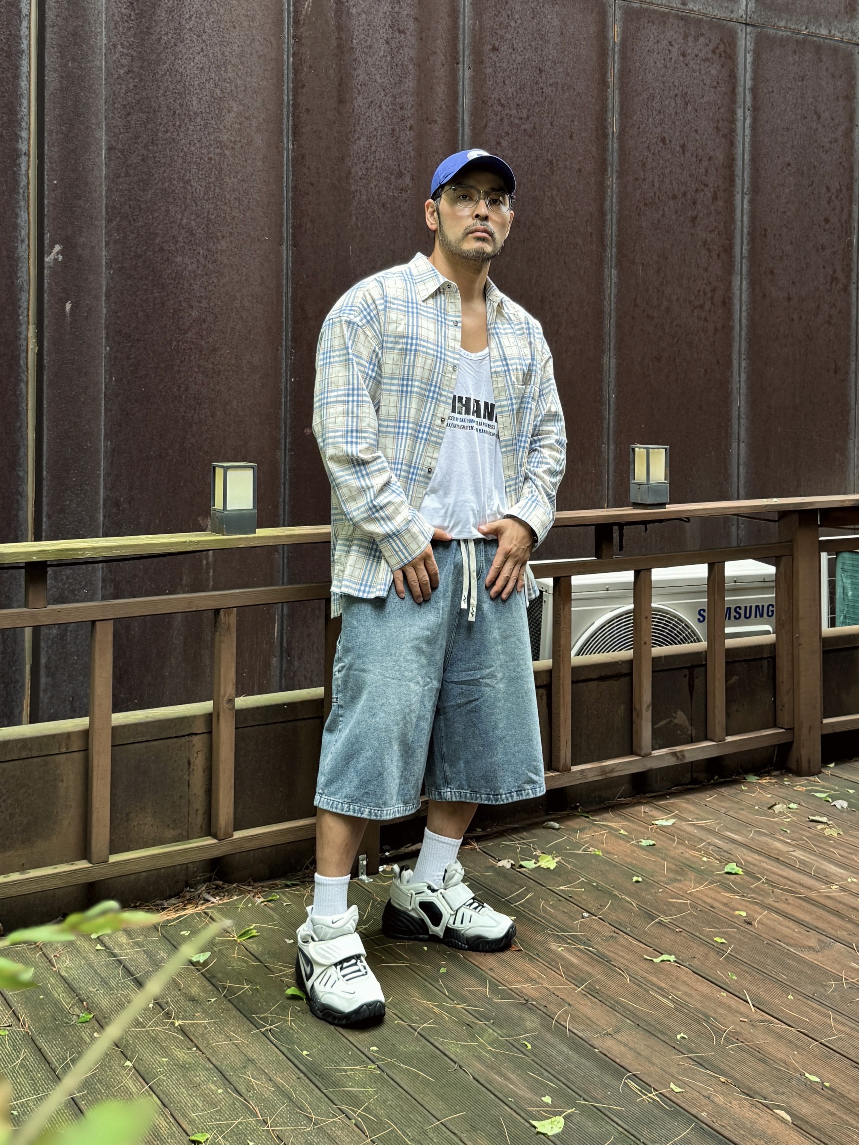 Nike x Ambush Air Adjust Force SP Summit White and Black 착용 스타일 - 1
