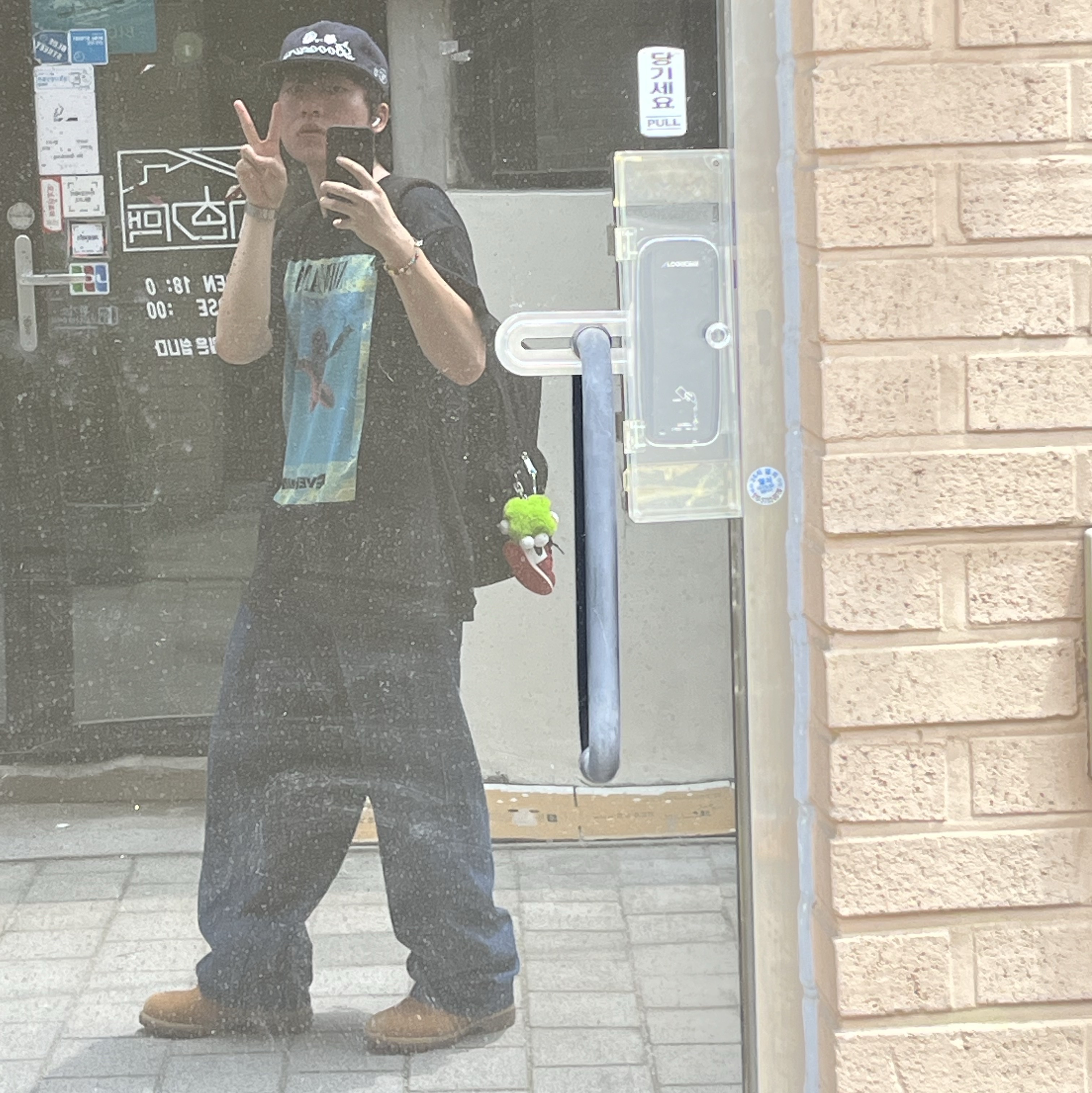 Timberland Premium 6 inch Waterproof Boot Wheat Nubuck - Wide, Polar Skate Co. Big Boy Pants [Dark Blue] 착용 스타일 - 2
