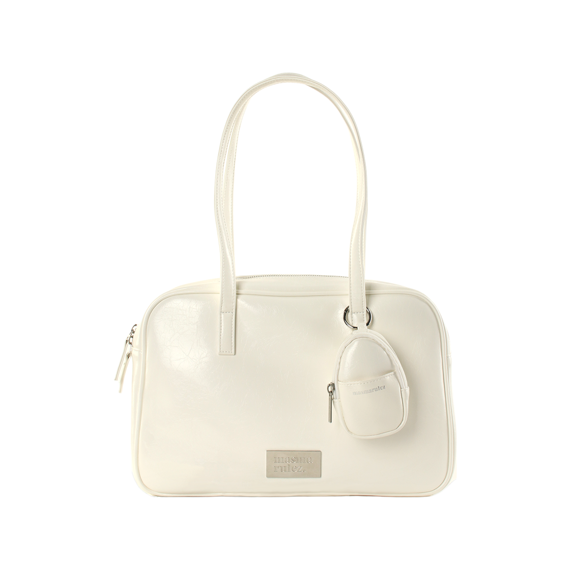 masmarulez★304 leather pouch shoulder bag 304 leather pouch shoulder bag _ White : Masmarulez [마스마룰즈]