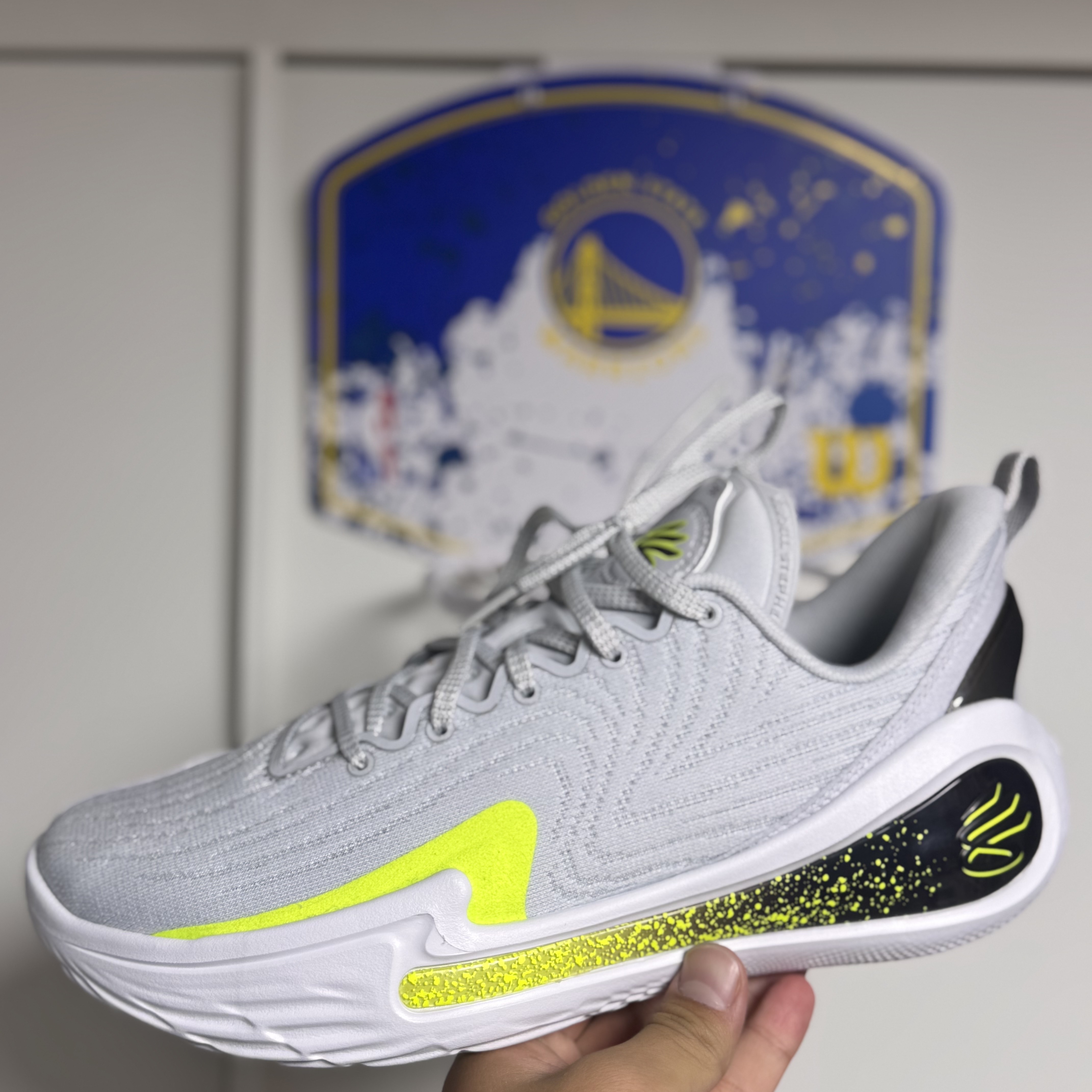 Under Armour Curry 12 Gray Black 착용 스타일