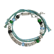 [더블적립]Farfromwhat Far Fxxxarx Bead Bracelet Multi