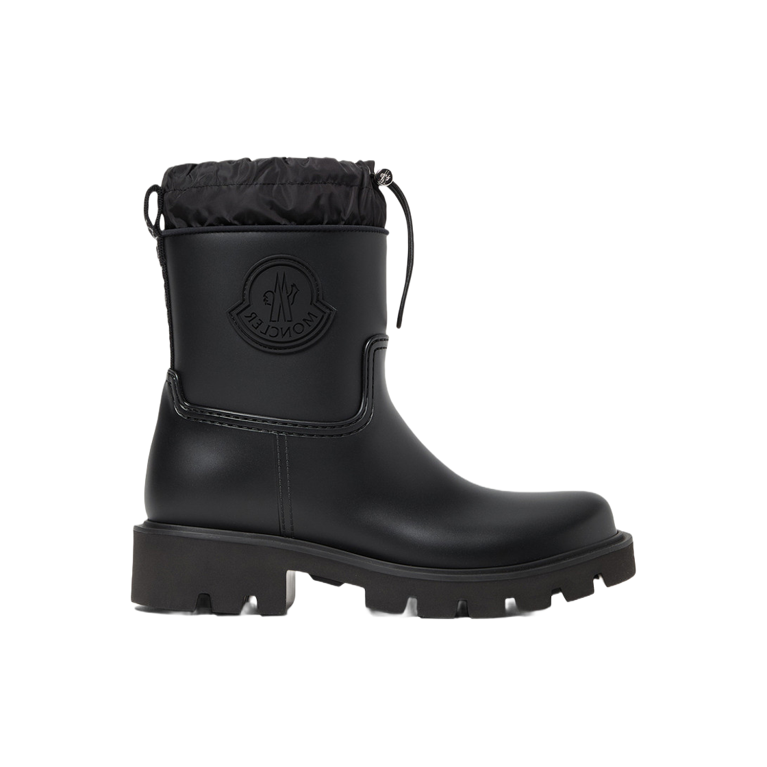 K2-09B-4G00200-M4522-999 (W) Moncler Kickstream Rain Boots Black - 25FW
