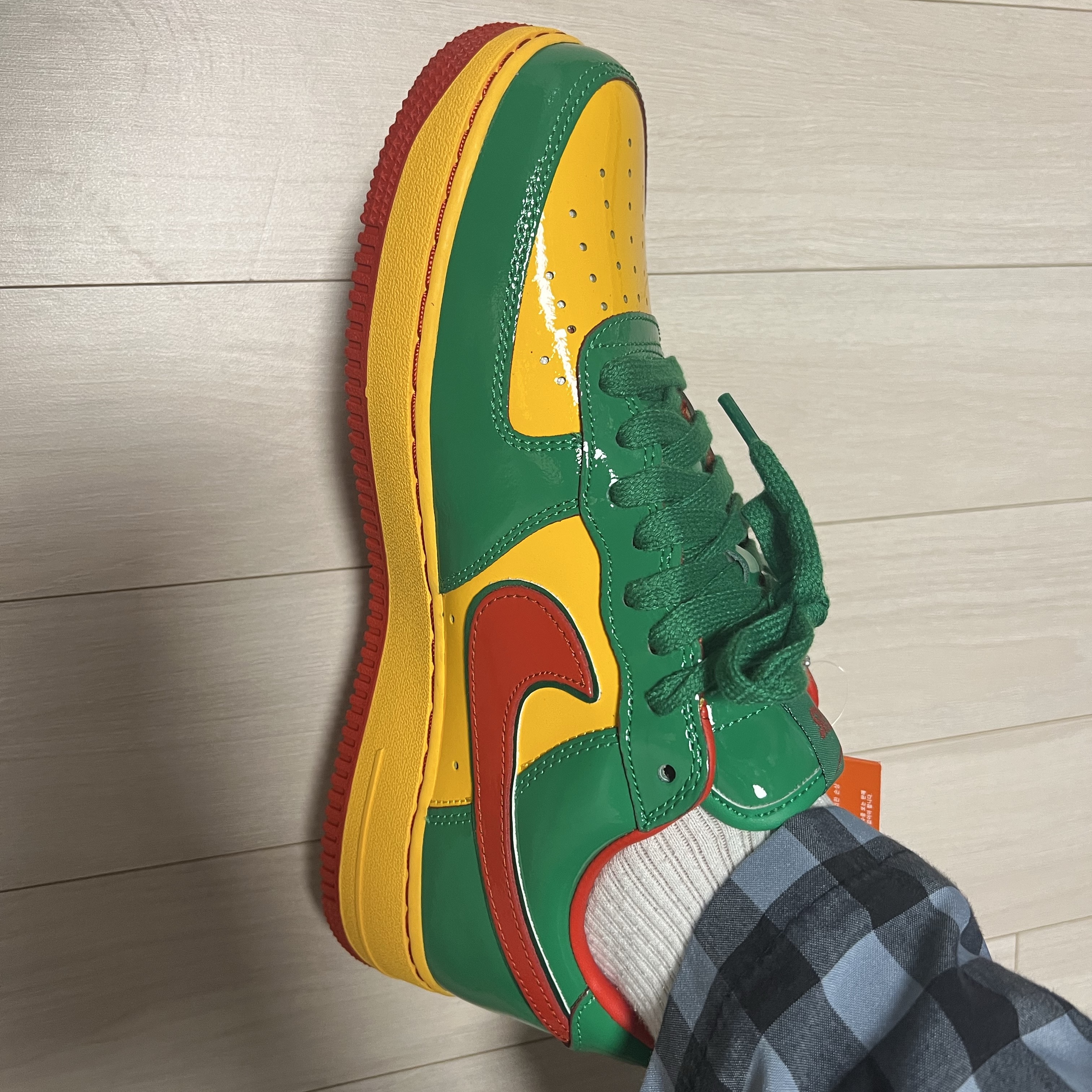 Nike x Lil Yachty Us Force 1 착용 스타일