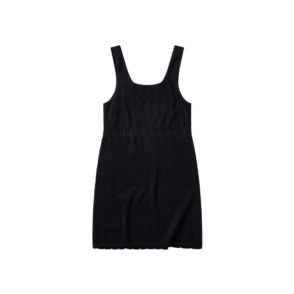 Lilo Onepice Black Flatwave in Seoul Lilo Knit Mini Onpiece Black