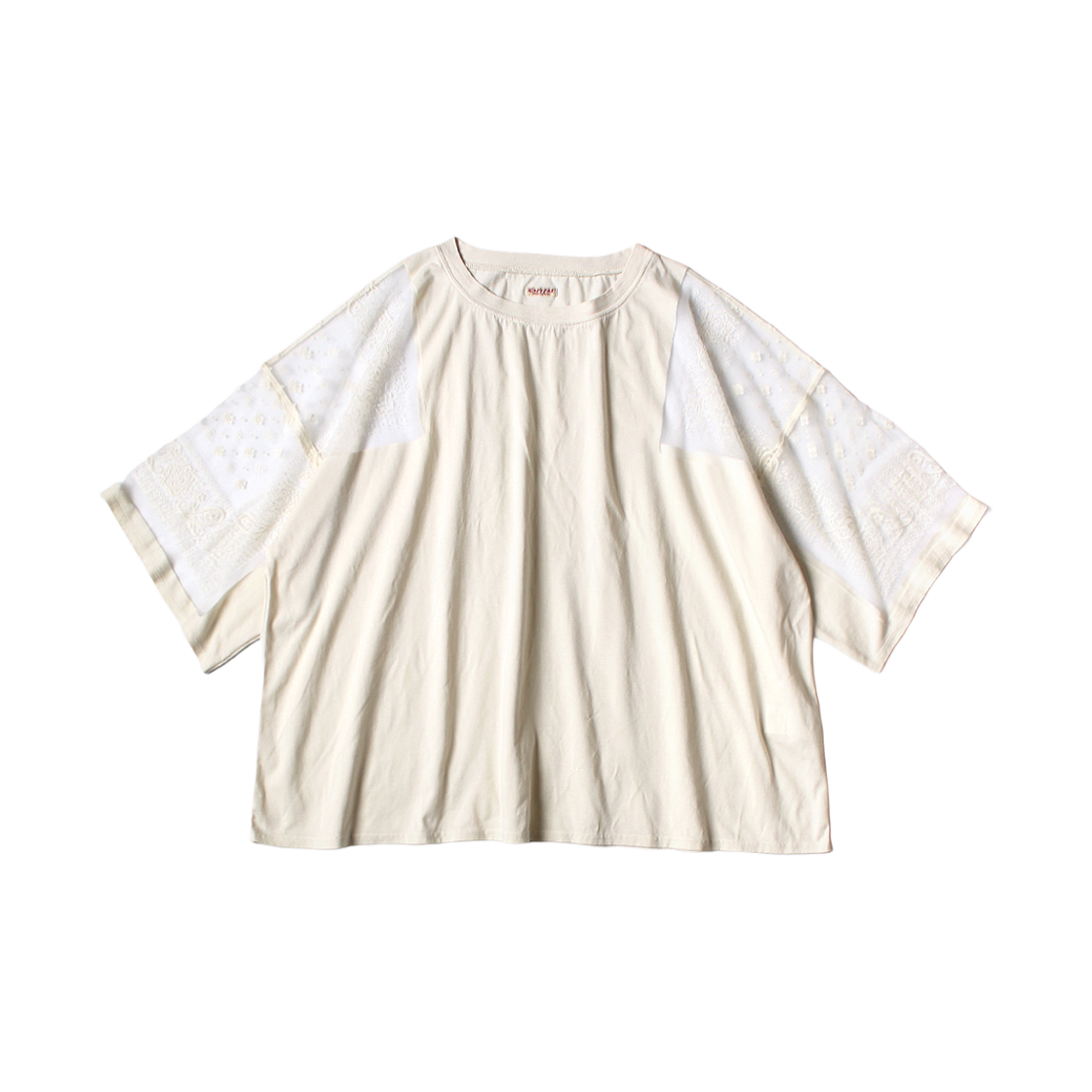 EK-1393 Kapital Opal Jersey Bandana Huge-T-Shirt Kinari