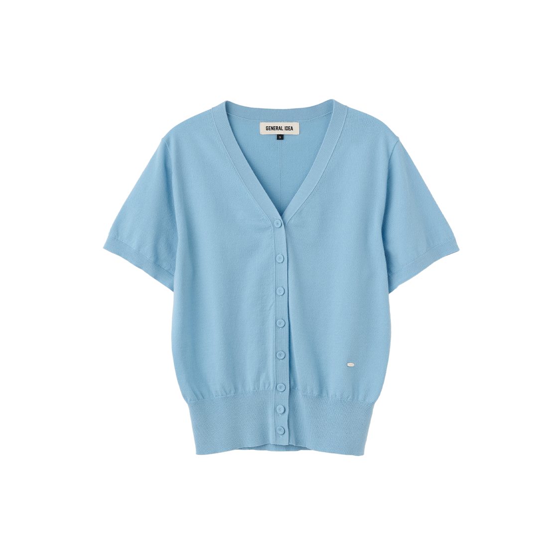 WBE2L04547SB General Idea Woman Tencel Easy Half Cardigan Sky Blue