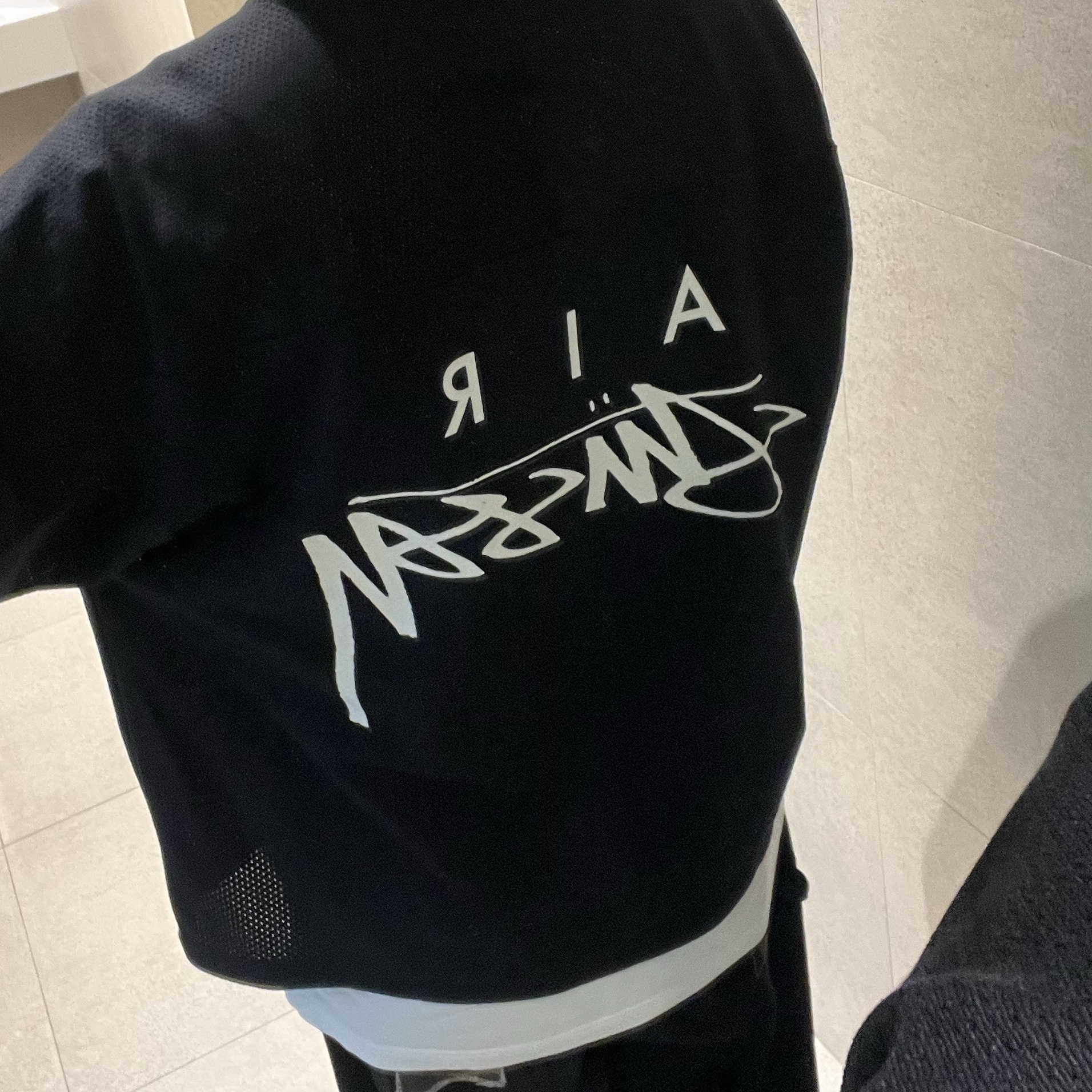 Nike x Stussy Long Sleeve Top Black (FJ9164-010) 착용 스타일