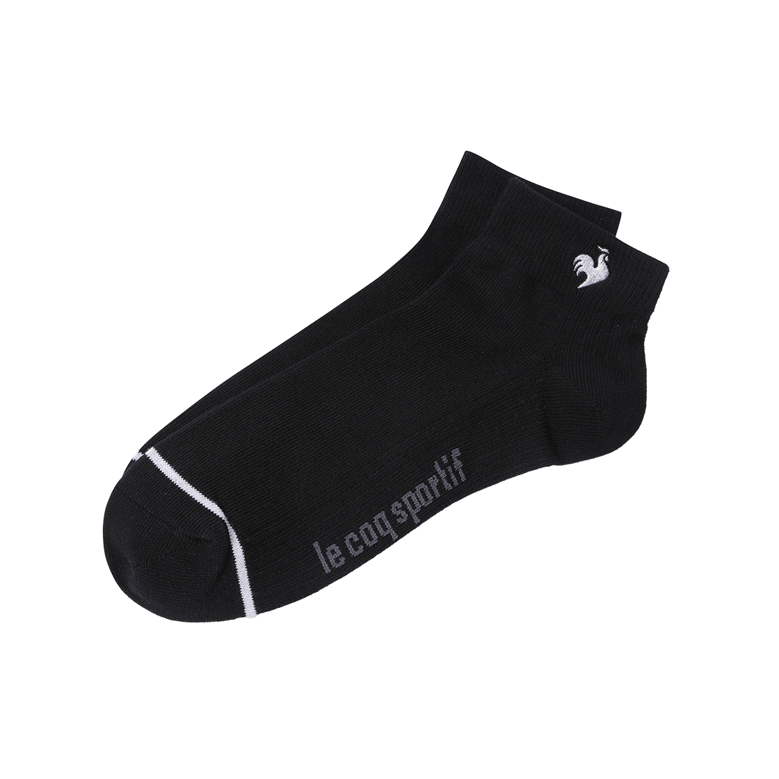 QQ323ASC72_BLK0 le coq sportif Basic Low Socks Black