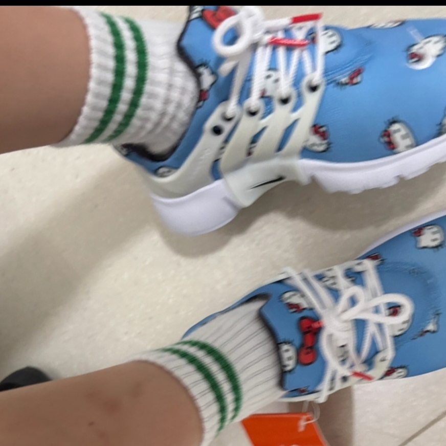 (PS) Nike x Hello Kitty Air Presto University Blue 착용 스타일