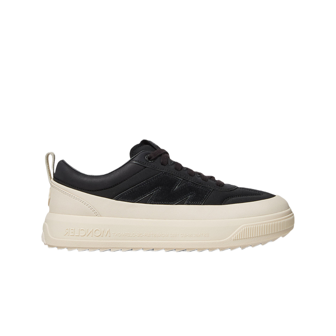 K2-09A-4M00200-M7091-999 Moncler Altive Nubuck & Suede Trainers Black - 25FW