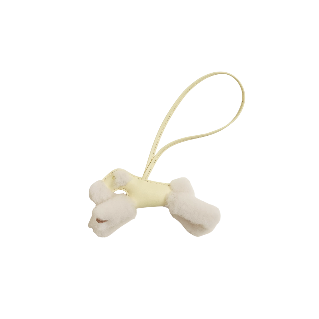H083349CABP Hermes Budy Charm Merino Wool Milo & Jaune Milton
