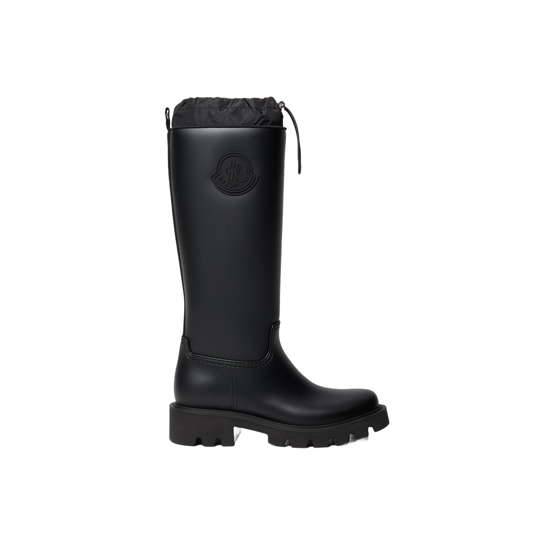 K2-09B-4G00190-M4522-999 (W) Moncler Kickstream High Rain Boots Black - 25FW