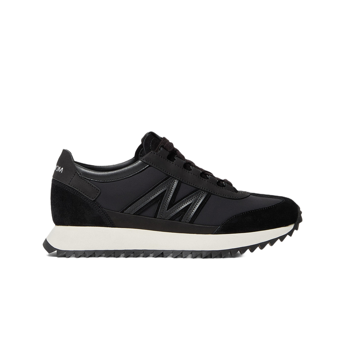 K2-09B-4M00090-M7280-999 (W) Moncler Pacey2 Suede & Nubuck Trainers Black - 25FW