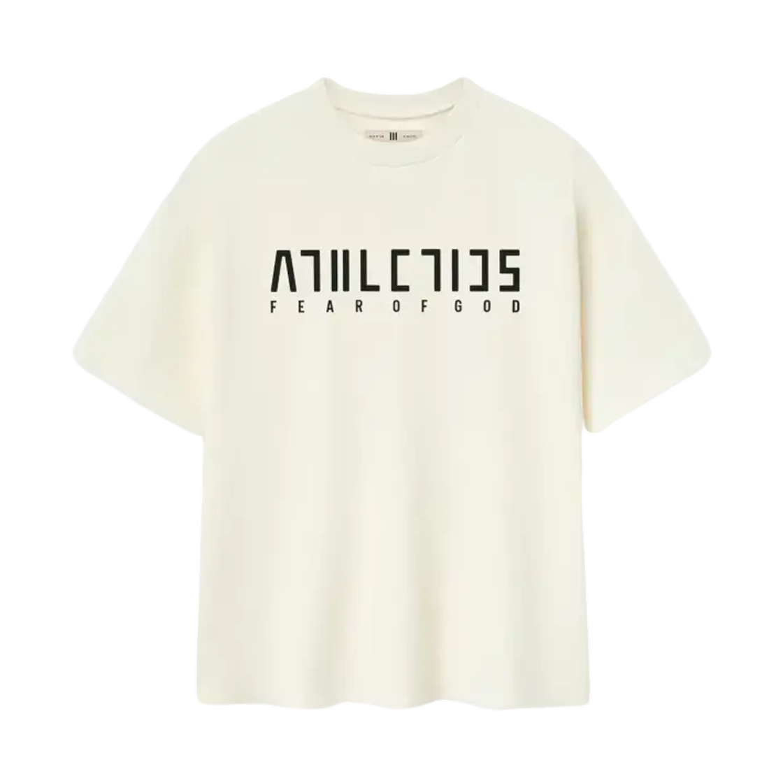 KC7301 Adidas x Fear of God Athletics QDJ Short Sleeve Cream White - KR Sizing